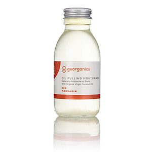 Georganics Organic Coconut Oil Pulling Mouthwash - Red Mandarin